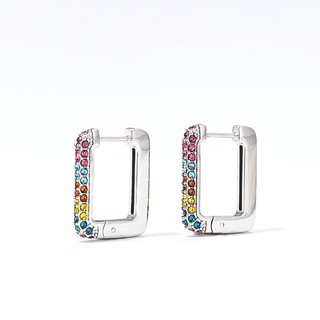 Micara - Radiant Squares - Ohrringe - Ohrringe - Regenbogen - Müller Mode