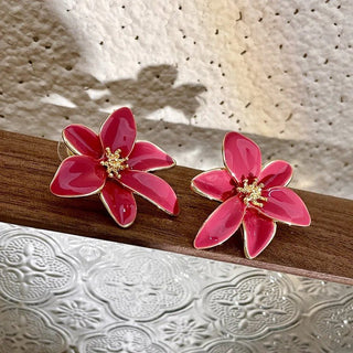 Micara - Red Blossoms - Ohrringe - Ohrringe - Rot - Müller Mode