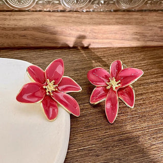 Micara - Red Blossoms - Ohrringe - Ohrringe - Rot - Müller Mode