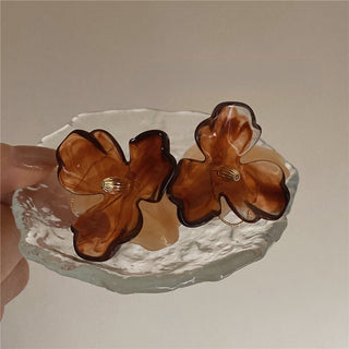 Micara - Rustic Bloomers - Ohrringe - Ohrringe - Braun - Müller Mode