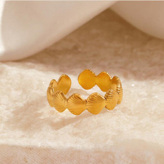 Micara - Seashell Beauty - Ringe - Ringe - Gold - Müller Mode