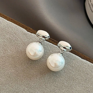 Micara - Silver Beads - Ohrringe - Ohrringe - Perle - Müller Mode