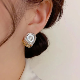 Micara - Silver Square - Ohrringe - Ohrringe - Quadratisch - Müller Mode