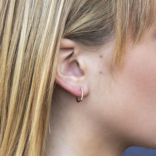 Micara - Sparkly Hoops - Ohrringe - Ohrringe - Gold - Müller Mode