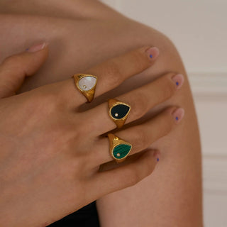 Micara - Teardrop Dream - Ringe - Ringe - Weiß - Müller Mode