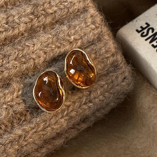 Micara - Tiger's Eye - Ohrringe - Ohrringe - Nieten - Müller Mode