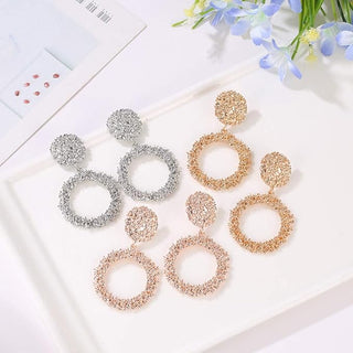 Micara - Trendy Circles - Ohrringe - Ohrringe - Roségold - Müller Mode