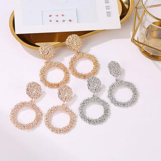 Micara - Trendy Circles - Ohrringe - Ohrringe - Roségold - Müller Mode