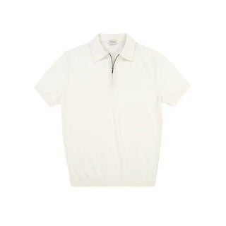 Michael Strick Poloshirt mit Reißverschluss - Polos - Weiß - Müller Mode