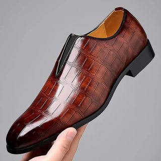 Mikkel - Business - Schuhe für Männer - Schuhe ohne Schnürsenkel - Schuhe - Braun - Müller Mode
