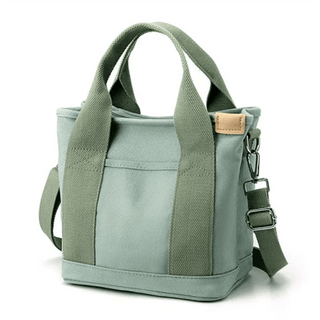 Milla Canvas Schultertasche - Schultertaschen - Grün - Müller Mode