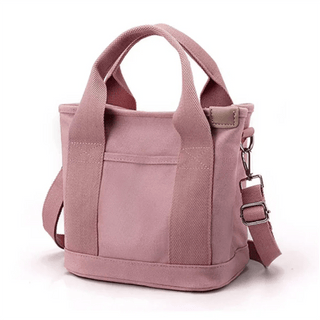 Milla Canvas Schultertasche - Schultertaschen - Rosa - Müller Mode