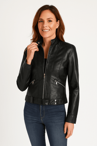 Mille Tailored - Lederjacke - Lederjacken - Schwarz - Müller Mode