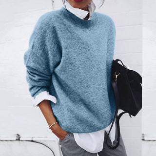 Mille - Weicher und warmer Pullover - Strickwaren - Blau - Müller Mode