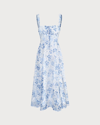 Mina - Kleid - Blumendruck - Kleider - Weiß - Müller Mode