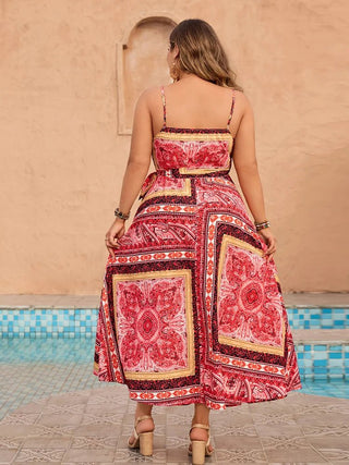 Mirja - Boho Wickelkleid - V - Ausschnitt - Kleider - Rot - Müller Mode