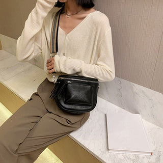 Mona - Handliche Schultertasche - Crossbody - Tasche - Schultertaschen - Braun - Müller Mode