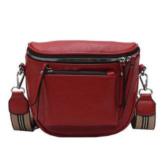 Mona - Handliche Schultertasche - Crossbody - Tasche - Schultertaschen - Rot - Müller Mode