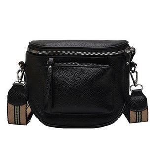 Mona - Handliche Schultertasche - Crossbody - Tasche - Schultertaschen - Schwarz - Müller Mode