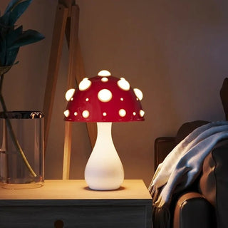 MushLight - Tischlampe - Tischlampe - Rot - Müller Mode