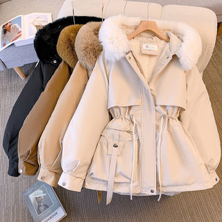 Natasja - Eleganter Wintermantel für Damen - Winterjacken - Khaki - Müller Mode