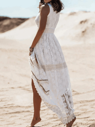 Paige - Kleid - Bohème - Stil - Kleider - Beige - Müller Mode