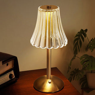 Pharos - Goldene Kristallen Tischlampe - Tischlampe - Gold - Müller Mode
