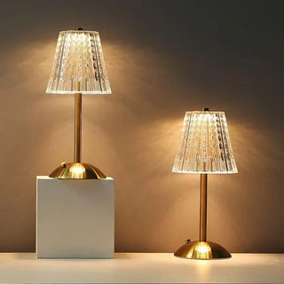 Pharos - Goldene Kristallen Tischlampe - Tischlampe - Gold - Müller Mode