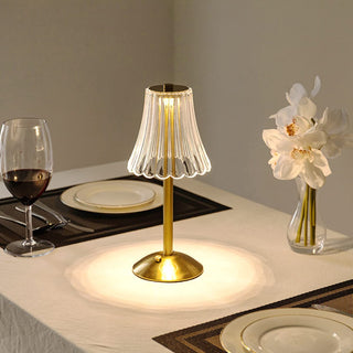 Pharos - Goldene Kristallen Tischlampe - Tischlampe - Gold - Müller Mode