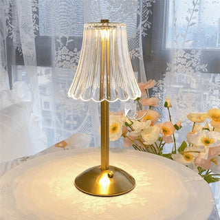 Pharos - Goldene Kristallen Tischlampe - Tischlampe - Gold - Müller Mode