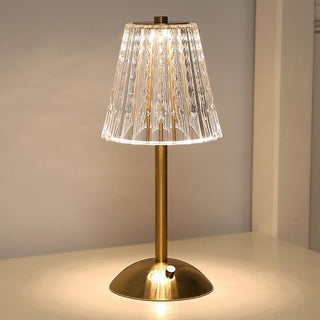 Pharos - Goldene Kristallen Tischlampe - Tischlampe - Gold - Müller Mode