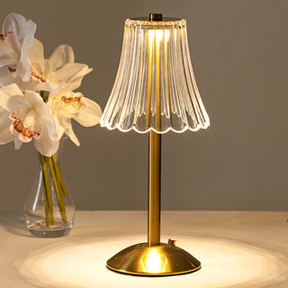 Pharos - Goldene Kristallen Tischlampe - Tischlampe - Gold - Müller Mode