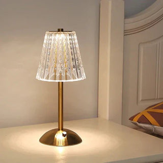 Pharos - Goldene Kristallen Tischlampe - Tischlampe - Gold - Müller Mode