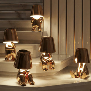 Radiant - Person Lampe - Tischlampe - Gold - Müller Mode