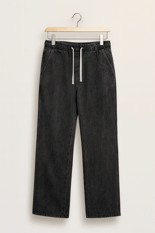 Rainer Locker geschnittene Jeans - Hosen - Dunkelgrau - Müller Mode