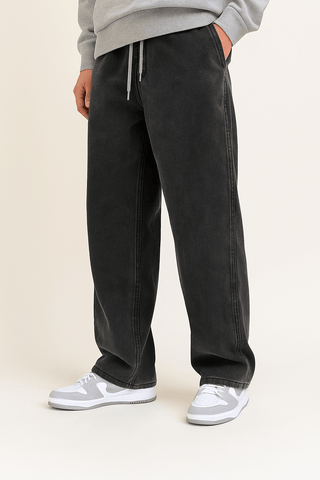 Rainer Locker geschnittene Jeans - Hosen - Dunkelgrau - Müller Mode