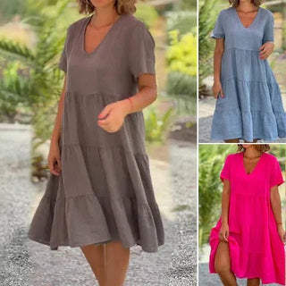 Rieke - Kurzarm - Midikleid - Atmungsaktiv - Kleider - Schwarz - Müller Mode