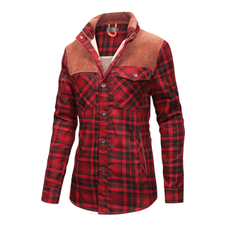 Rikke - Flanelljacke - Winterjacken - Kirschenrot - Müller Mode