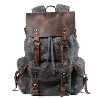 Ringo - Outdoor - und Reise - Rucksack - Vintage - Schnallen - Stil - Rucksäcke - Hellgrau - Müller Mode
