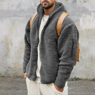 Robin - Warme Fleecejacke für Männer - Winterjacken - Dunkelgrau - Müller Mode
