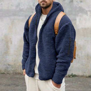 Robin - Warme Fleecejacke für Männer - Winterjacken - Marineblau - Müller Mode