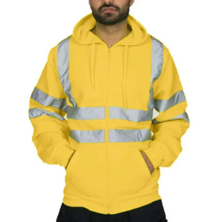 Ronan - Reflektierender Sicherheits - Hoodie - Robuste Arbeitskleidung - Arbeitsjacken - Gelb - Müller Mode