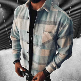 Sander hemd mit Knopfverschluss - Hemden - Hellblau - Müller Mode