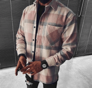 Sander hemd mit Knopfverschluss - Hemden - Rot - Müller Mode