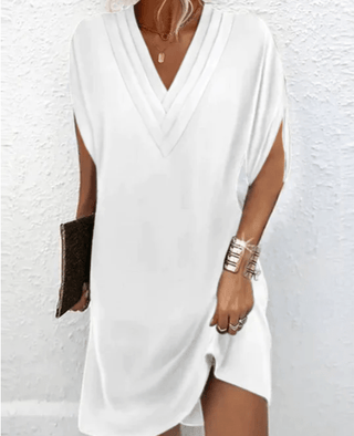 Sarah - Kleid - Stilvoll - Kleider - Weiß - Müller Mode
