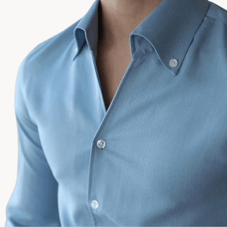 Sebastian Slim - Fit Hemd mit Stehkragen - Hemden - Schwarz - Müller Mode