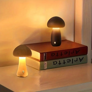 Shimmer - Pilz - Tischlampe - Tischlampe - Holz - Müller Mode