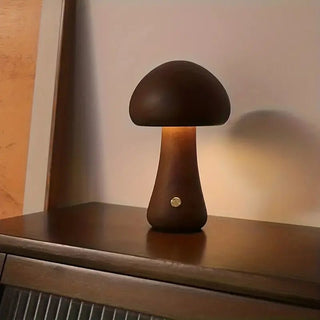 Shimmer - Pilz - Tischlampe - Tischlampe - Holz - Müller Mode
