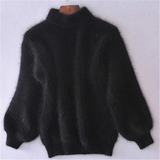 Sif - Vintage - Rollkragenpullover - Strickwaren - Schwarz - Müller Mode