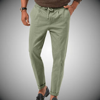 Simon - Hybridhose - Sommerhose - Chinos - Grün - Müller Mode